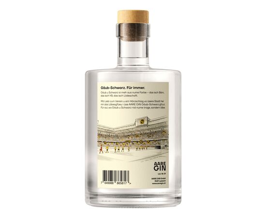 AARE GIN GELB-SCHWARZ Back